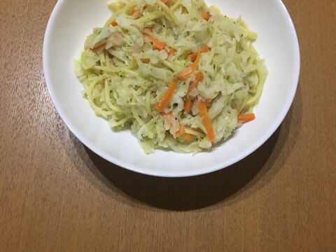 キャベツにんじん塩味スパゲティサラダ